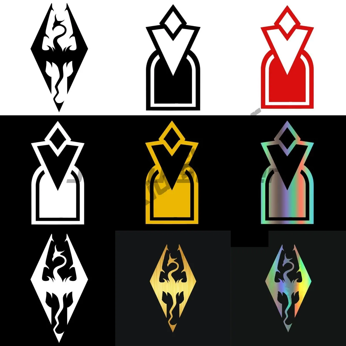 

Funny Skyrim Marker Sign Car Sticker Fashion Car Styling Waterproof Window Laptop Skateboard Vinyl Decals Car Accessories