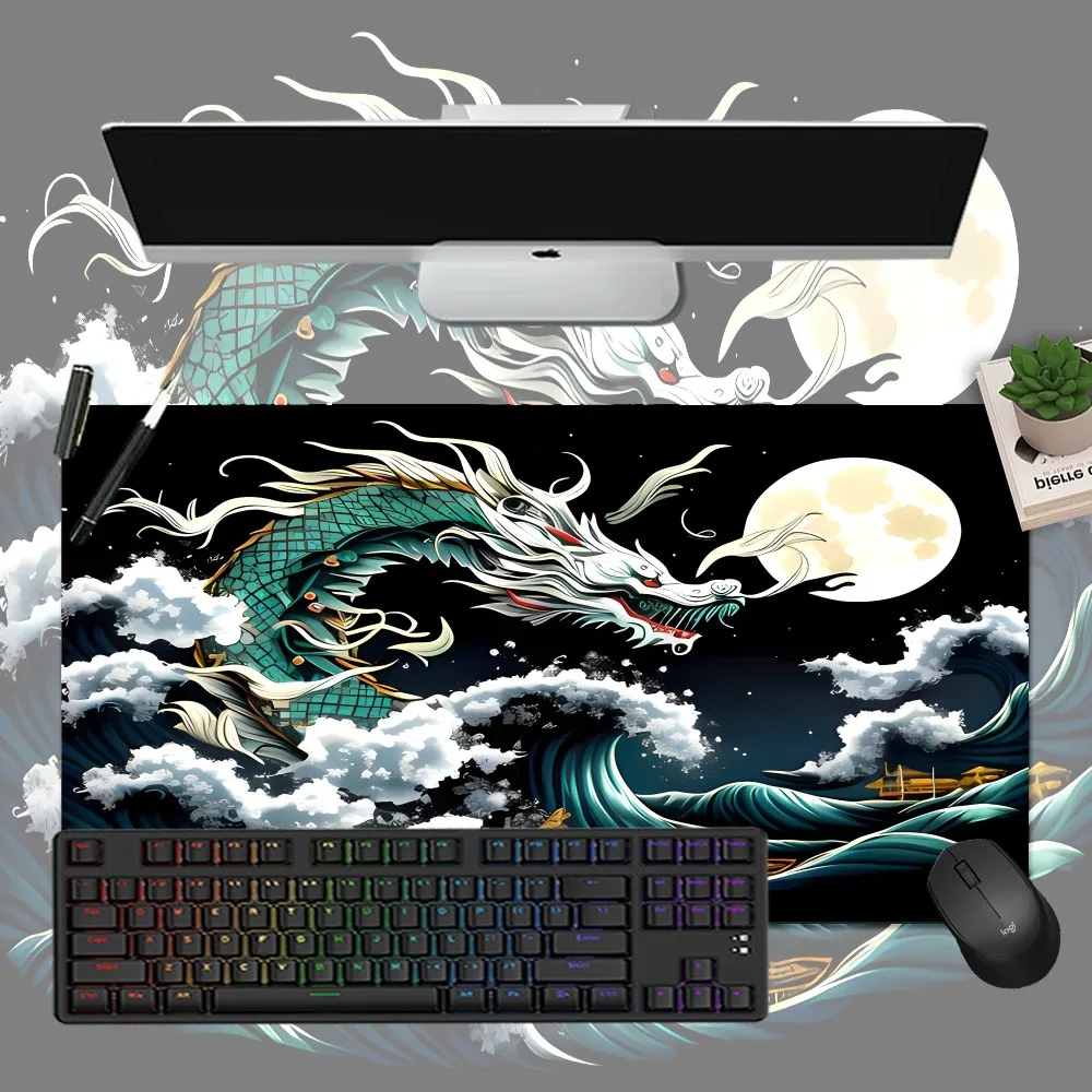 Dragon Anti-Slip Table Mat Student Mousepad Gamer Computer Keyboard Pad Games Pad for PC Mouse Carpet 4
