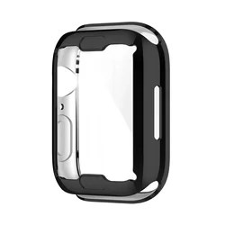 Durable Full TPU Bumper Screen Protector for 41mm series 8 7 (Black 3)
