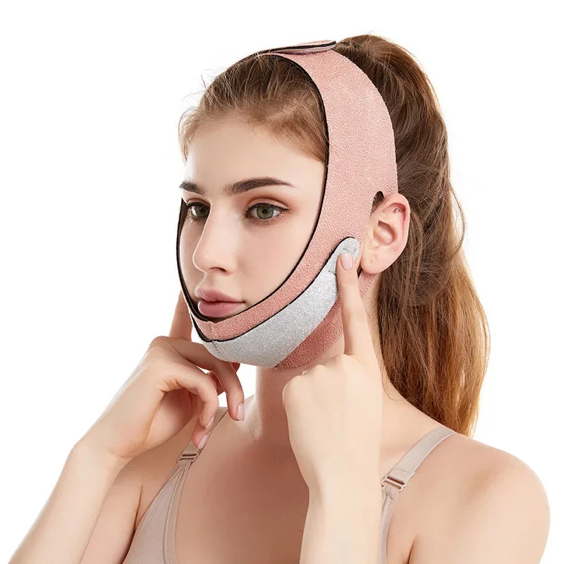 Breathable V Face Band Cheek Lift Up Face Thin Mask Reduce Double Chin V-Line Shaping Bandage Anti Wrinkle Bandage