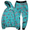 Cute RUBBER DUCK 3D Print Men Tracksuit Sets Animals Casual Hoodie+Pants 2pcs Sets Oversized Sweatshirt Fashion Unisex Clothing 5