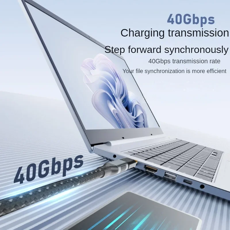 USB Connector Adapter 240W USB C Extender 90/180 Degree Type C Male to Female OTG 40Gbps Fast Data Charging