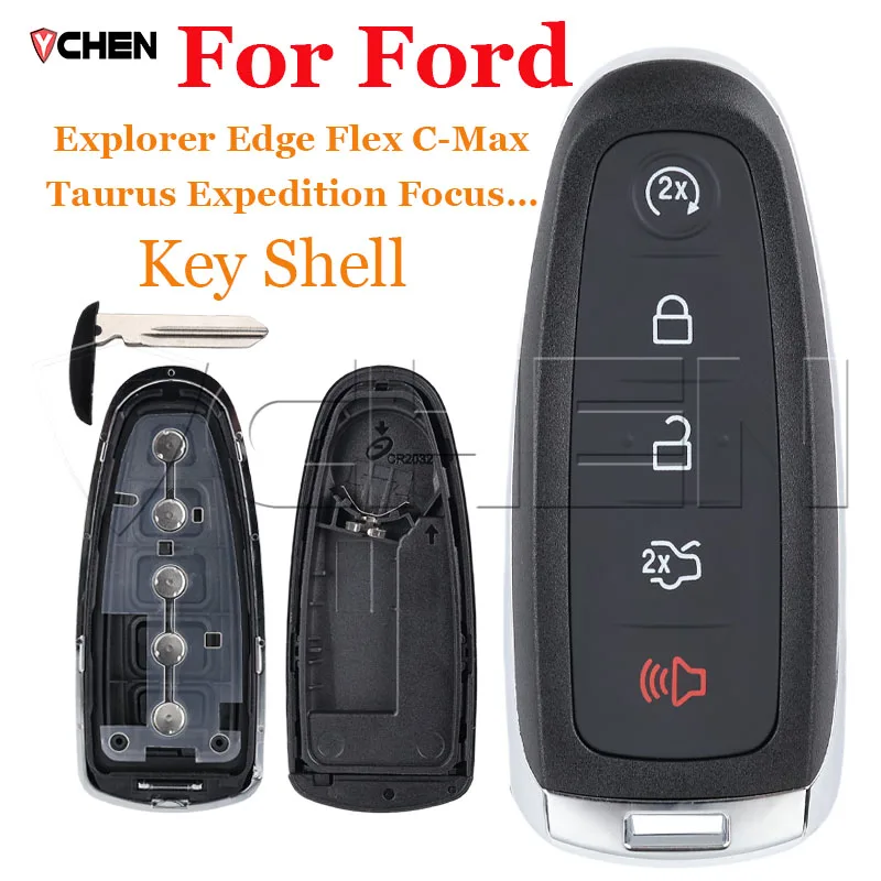Housing For Ford Edge Expedition Explorer Flex Focus Taurus Lincoln MKX MKS MKT FO38 M3N5WY8609 Car Key Shell Case Remote Cover key case,car key shell,key cover,folding car key shell,fob cover