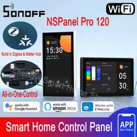 SONOFF NSPanel Pro 120 Type Smart Home Control Panel Smart Thermostst Power Consumption DIY Switch Module Support Sonoff Devices 1