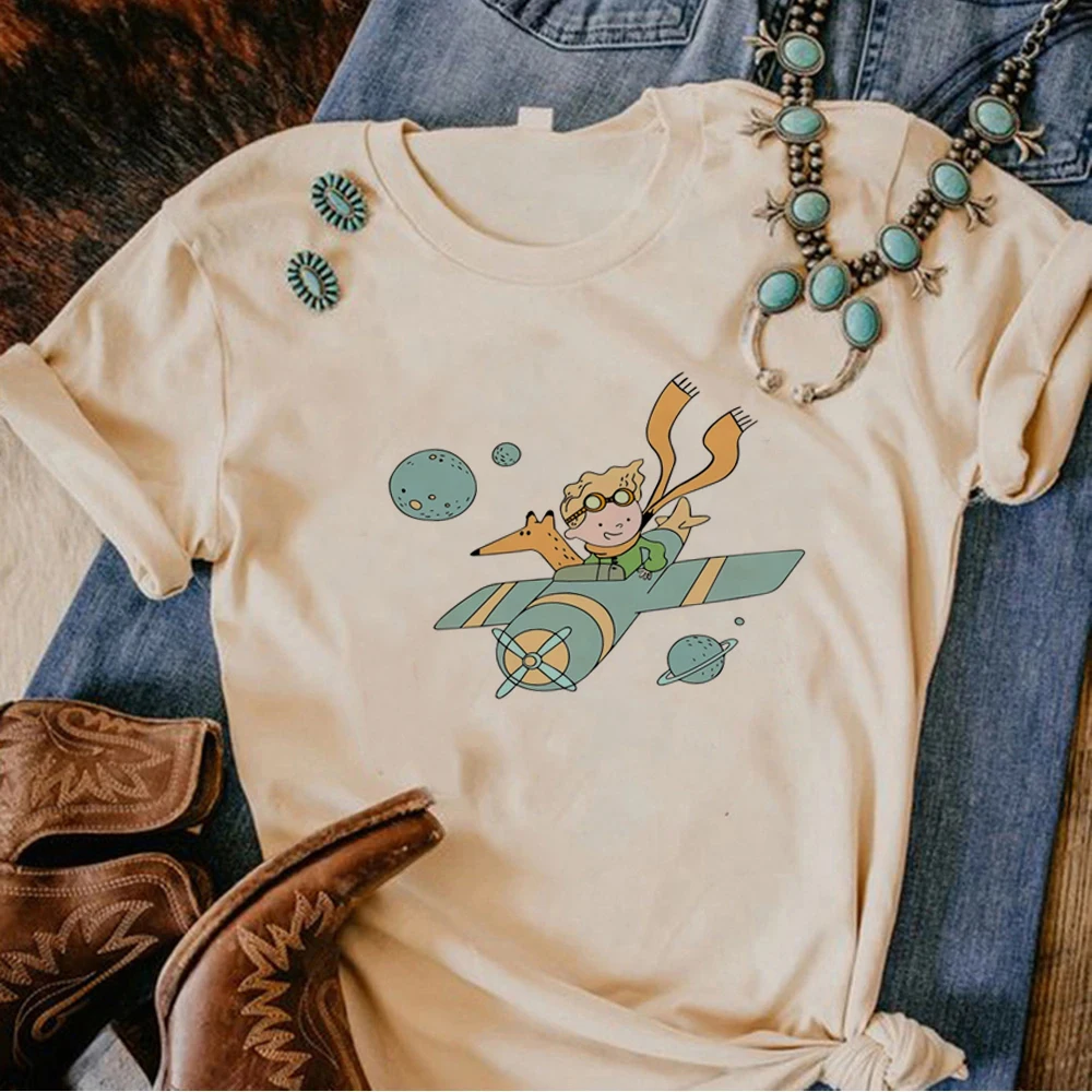 

the Little Prince t-shirts women funny streetwear comic t shirt girl designer harajuku anime clothes