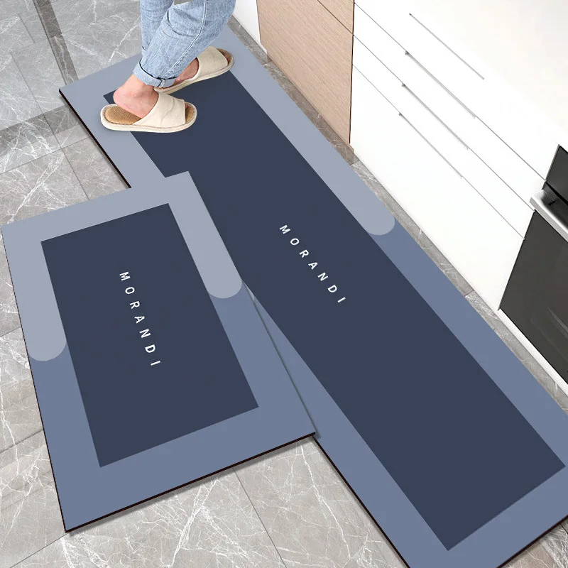 

Kitchen Rug Carpet Area Mats Modern Mat Long Decor Oil Bedside Home Washable Drying Proof Floor Super Floor Quick Absorbent