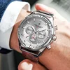 LIGE Luxury Man Wristwatch Waterproof Luminous Chronograph Watch for Men Stainless Steel Men's Quartz Watches Reloj Hombre+Box 6