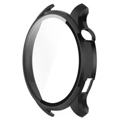Premium Soft Edge Watch Protective Shell with Screen Protector - Durable Bumper Replacement Cover - Amazfit GTR 4 (Pc Case)