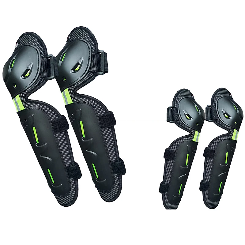 Motorcycle knee pads motorcycle elbow pads motorcycle protection pads Motorcycle Knee Pads 4-Piece Set Nylon Cloth Elbow Pads Knee Cross Bicycle Racing Anti-Fall Sports