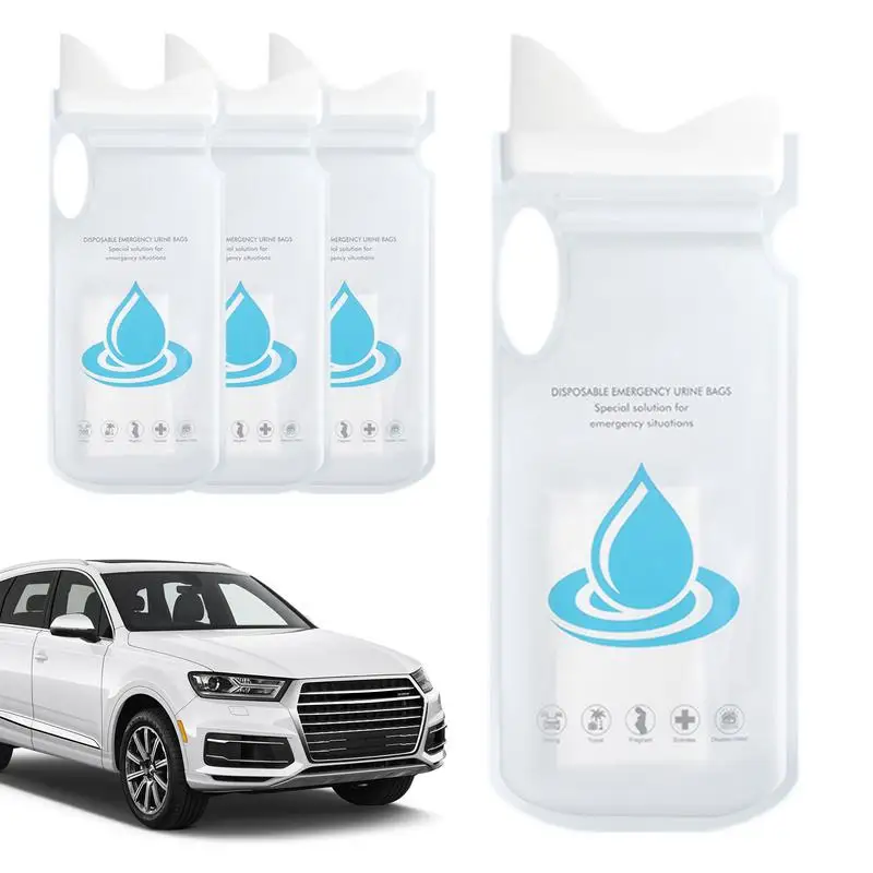 

Pee Bags 700ml Road Trip Vomit Bag Portable Road Trip Must-Have Toilet Urine Bag For Traffic Jam Seasickness