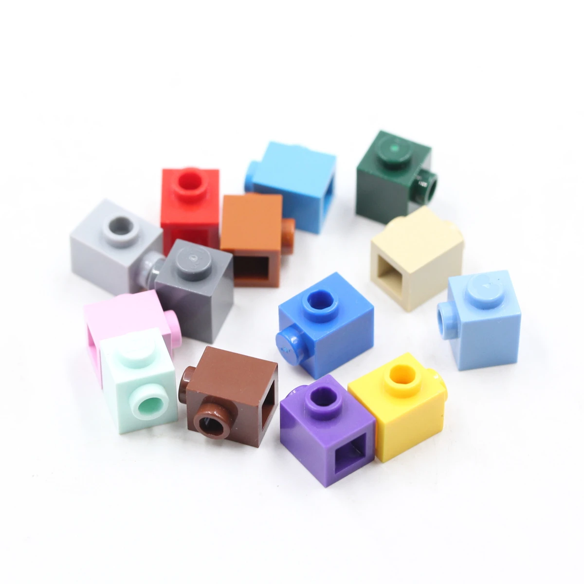 

Детали радужной свиньи MOC 87087, Специальный кирпич 1x1 с гвоздиком на боку, строительные блоки «сделай сам», развивающие высокотехнологичные игрушки