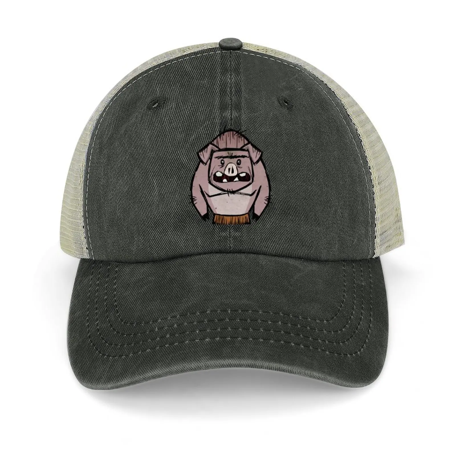 

Don't Starve Pig Cowboy Hat Icon Big Size Hat birthday Baseball For Men Women's