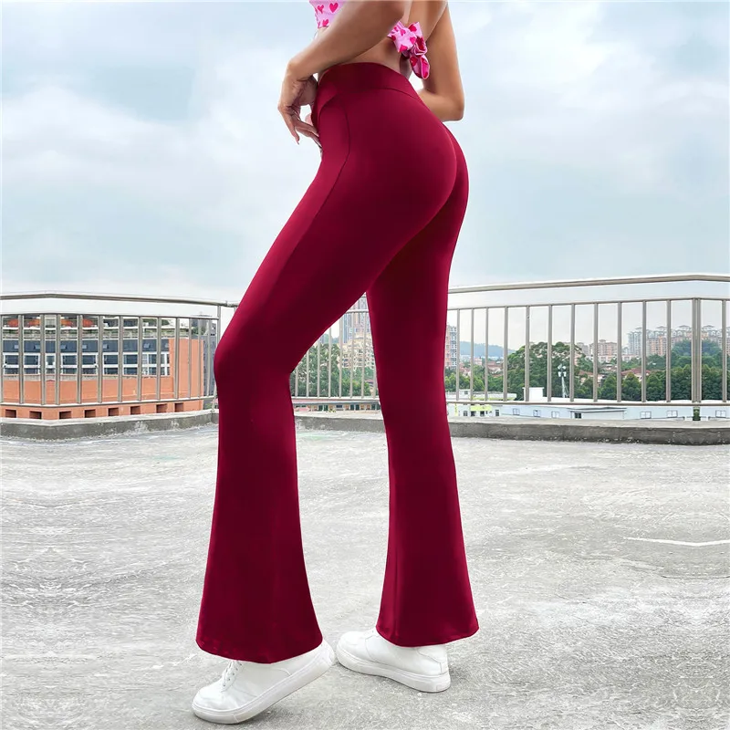 GRECERELLE Elegantes Pantalones De Cintura Alta Para Mujer