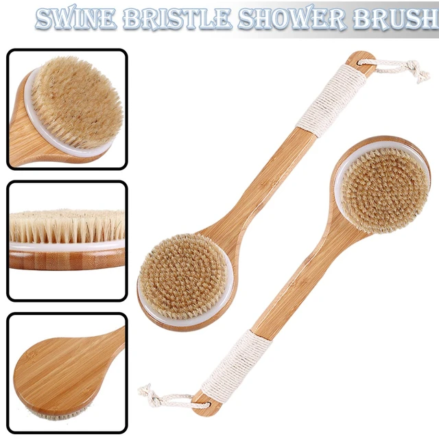 Back Scrubber Anti Slip for Shower,Back Brush Long Handle with