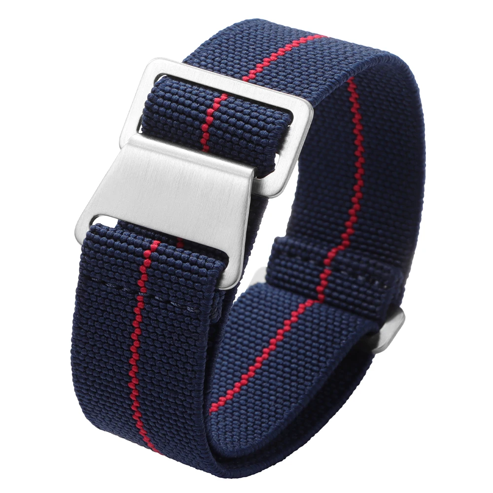 Nylon Parachute Elastic Breathable Watchbands – Skin-Friendly Straps