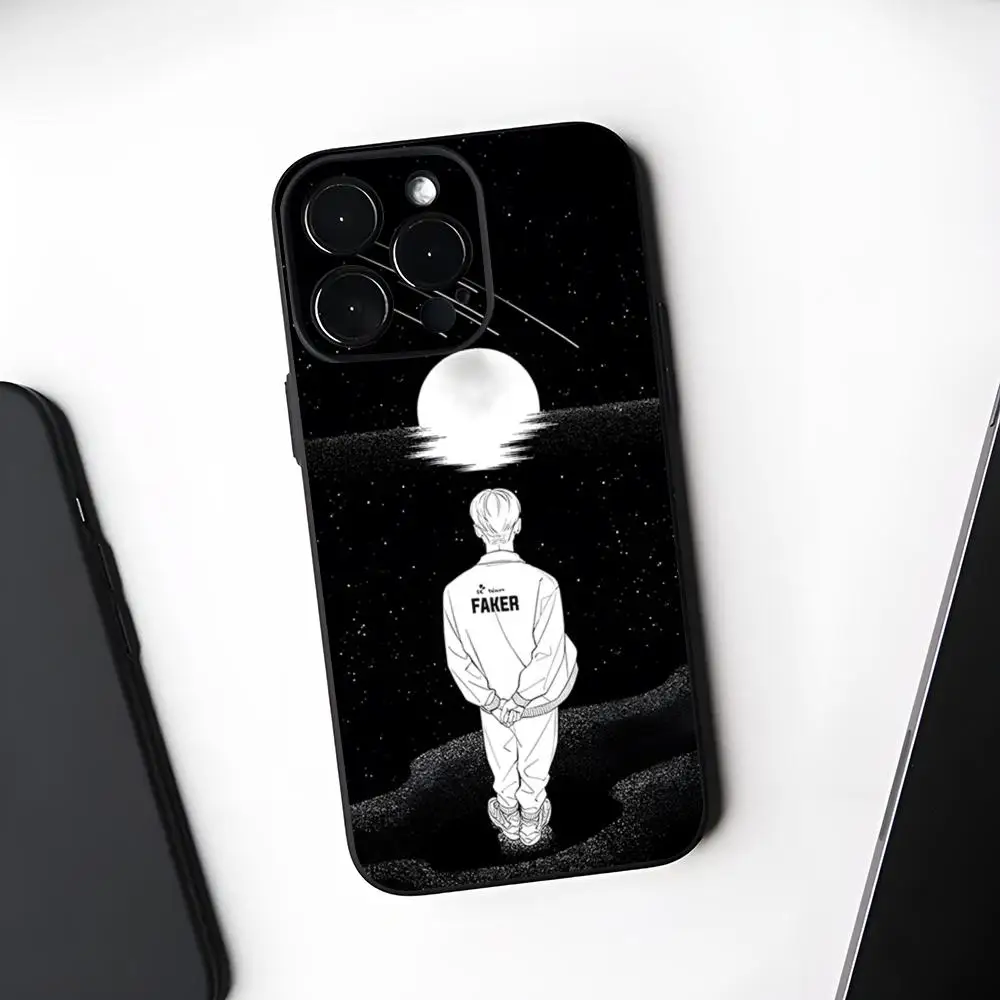 SKT T1 Esports Black Soft Phone Case