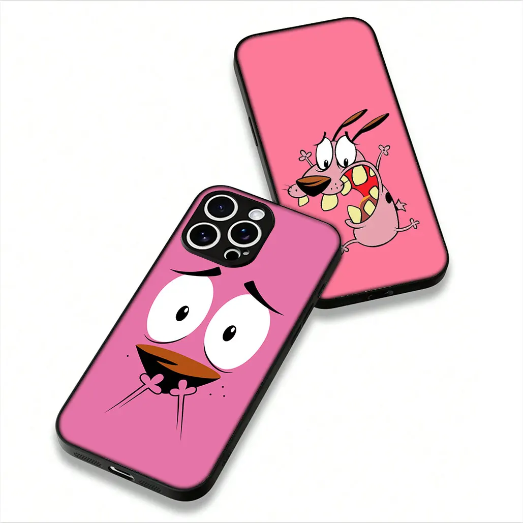 Anime Courageous Dog Protective Phone Case