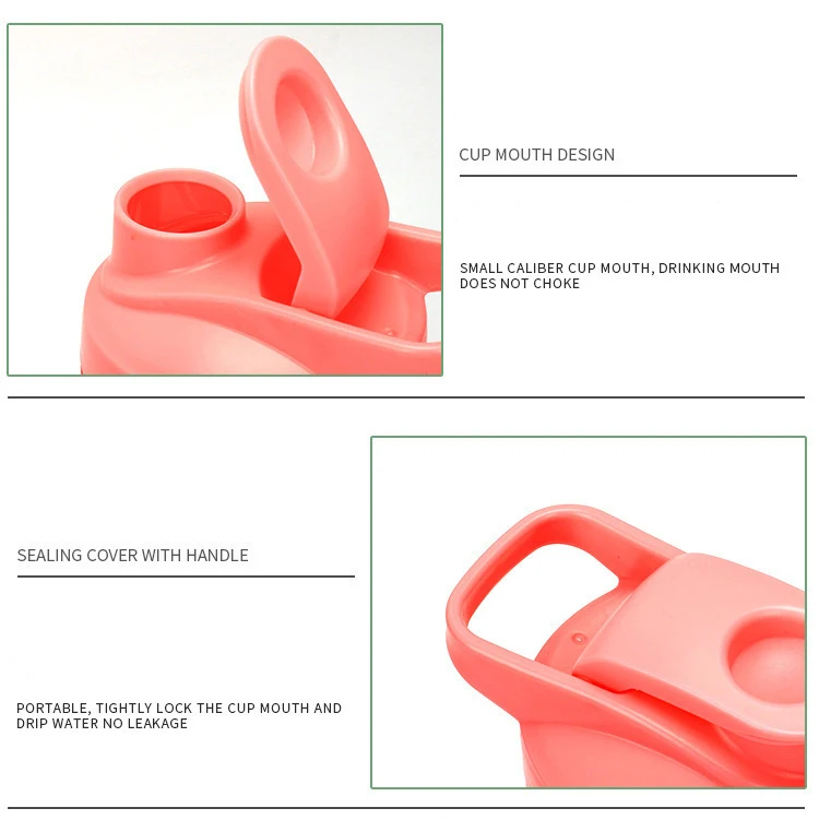 600Ml Protein Shaker Bottle Sports Water Cup With Whisk Mixing Ball Screw On Lid Leak Proof