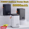 60000mAh Outdoor Power Bank Portable Power Bank External Battery Pack PD 36W Fast Charger for Xiaomi IPhone Mobile Power Station 1