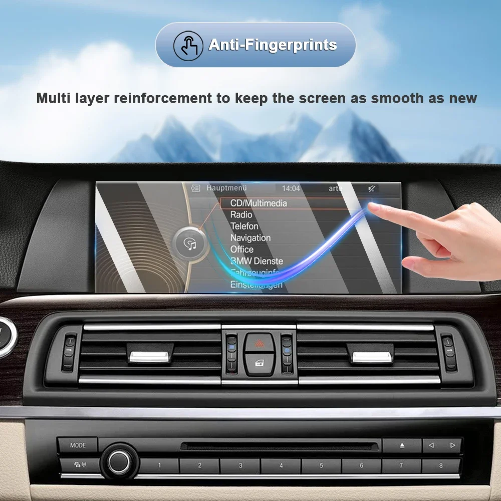 무광 눈부심 방지 스크린 보호 필름 콘솔 차량용 네비게이션 LCD 스크린 TPU 필름 스크래치 방지 BMW F10 F11 5시리즈 2011-17년