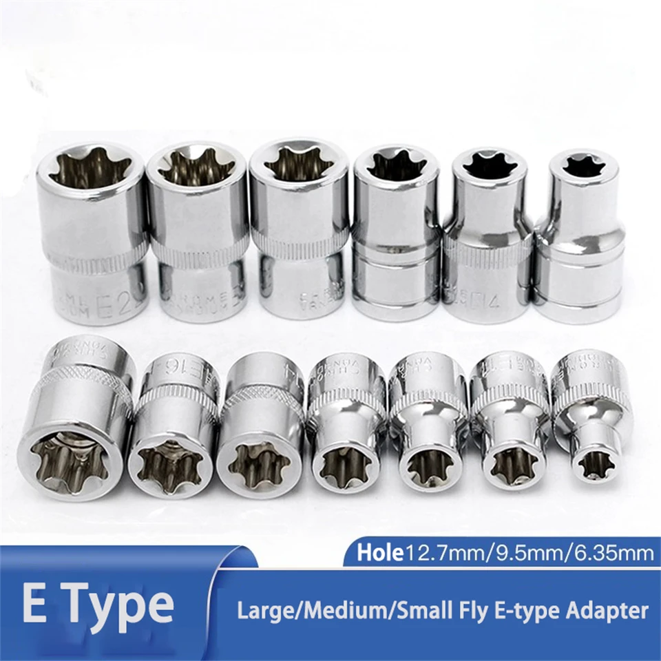 Tekton SKT25801 1/2 In. Drive Torx And External Star Impact Socket Set, 17-Piece (T30-T70, E10-E24 - Foto 7