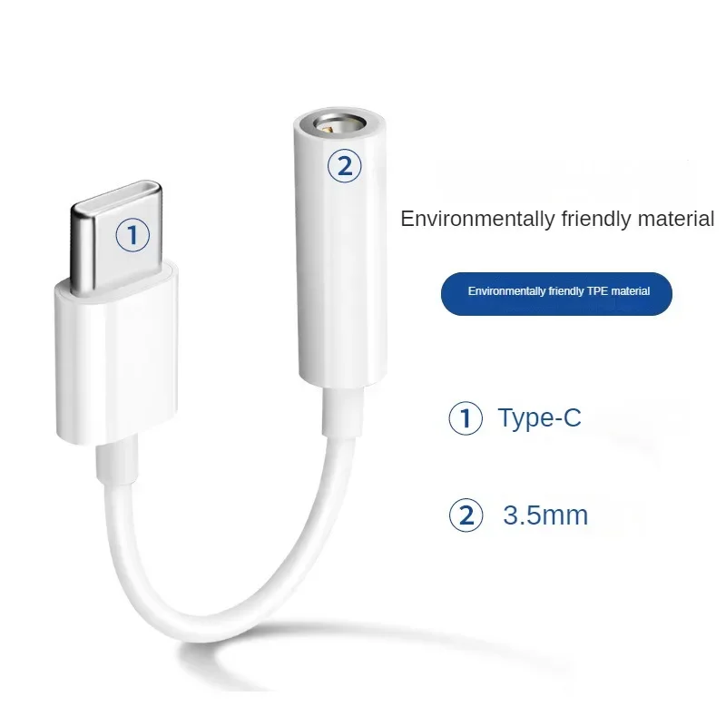 Type C To 3.5 mm Aux Adapter Audio Cable For Huawei V30 mate 20 P30 Xiaomi Mi 10 9 Android 3.5mm audio cable usb to 3.5mm adapter type c to 3.5mm adapter type c aux adapter type c adapter type c to aux adapter audio earphone converter audio headphone adapter 3.5mm audio adapter