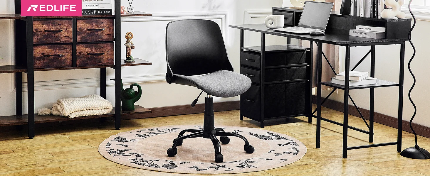 Table Office Chair No Assembly Armless Task Office Chair, Small