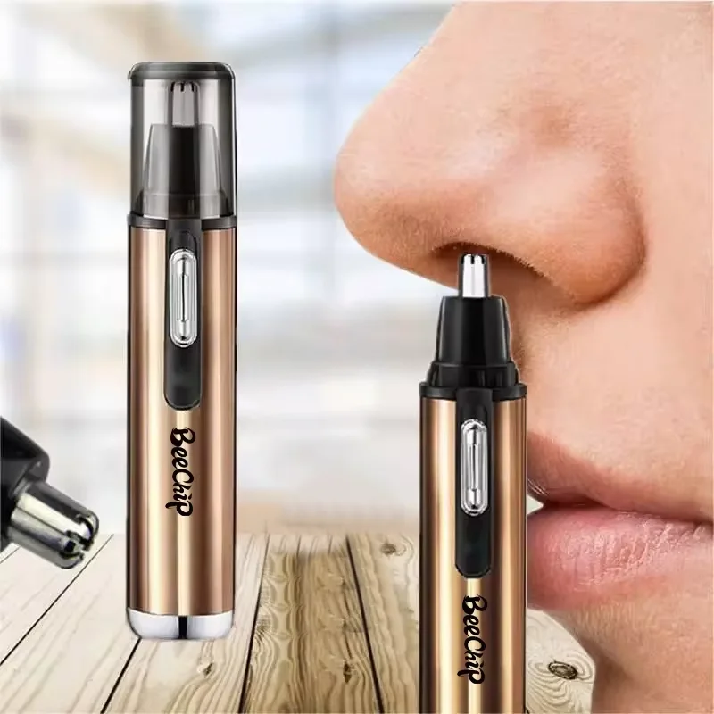 Nose Hair Trimmer Nose Hair Shaver Ear And Nose Trimmer Painless Battery Electric Men Shaver Men HairScissor