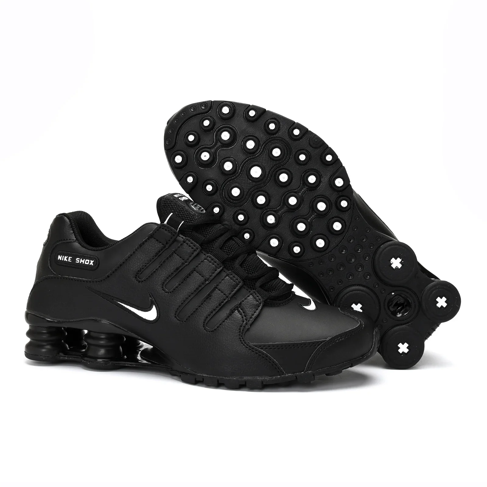 Nike Shox ブラック Nike Shox NZ Triple Black Athletic Shoes Sneakers Men's Size 8
