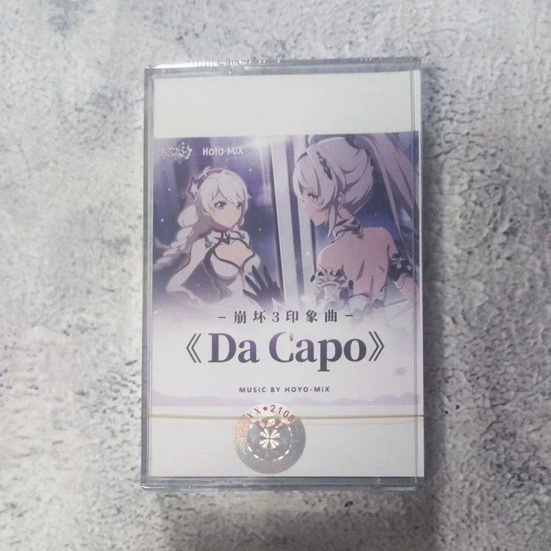 

Honkai Impact 3rd Rubia/Nightglow Da Capo коллекция песен музыкальная лента Soundtrack Box Tape Walkman автомобильные кассеты Prop Аниме подарок