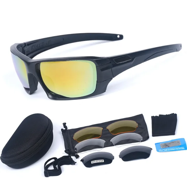 Men's Outdoor Tactical Glasses With Myopia Frame Sports Air Gun Hunting Hiking Goggles Shooting Military Sunglasses - 18