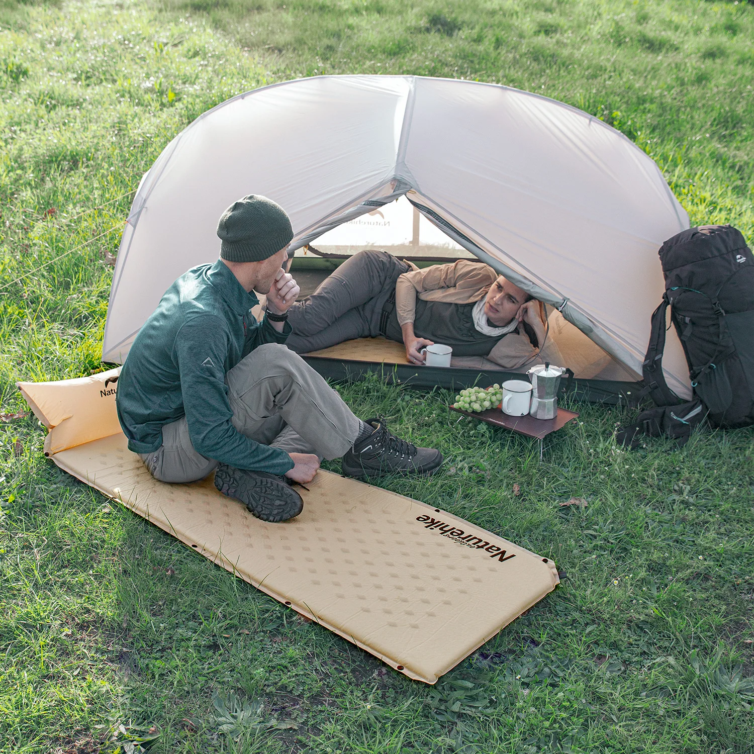 Outdoor Self-Inflate Sleeping Pad for Camping inflatable mattress,camping mattress