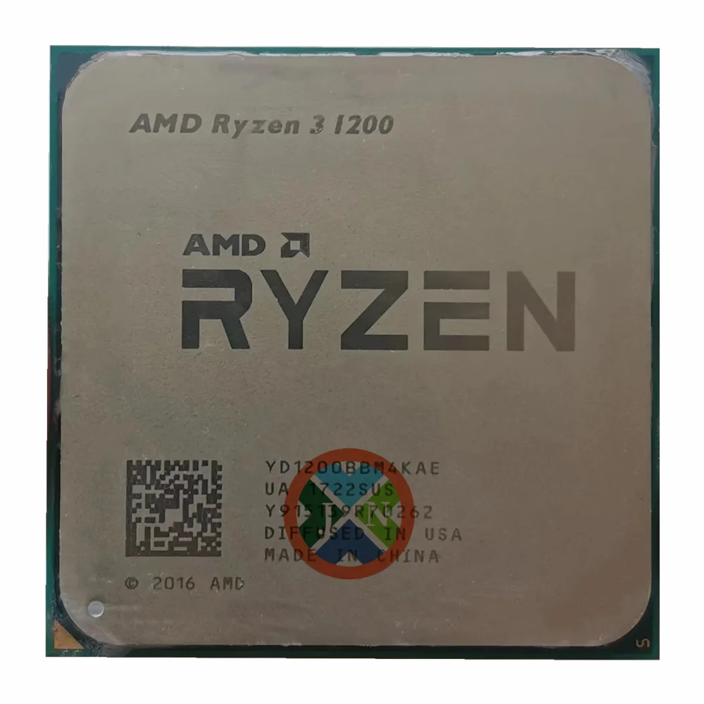 Ryzen 3 1200 R3 1200 3.1 GHz Quad-Core Quad-Thread CPU Processor YD1200BBM4KAE Socket AM4