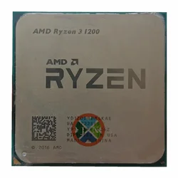 Ryzen 3 1200 R3 1200 3.1 GHz Quad-Core Quad-Thread CPU Processor YD1200BBM4KAE Socket AM4