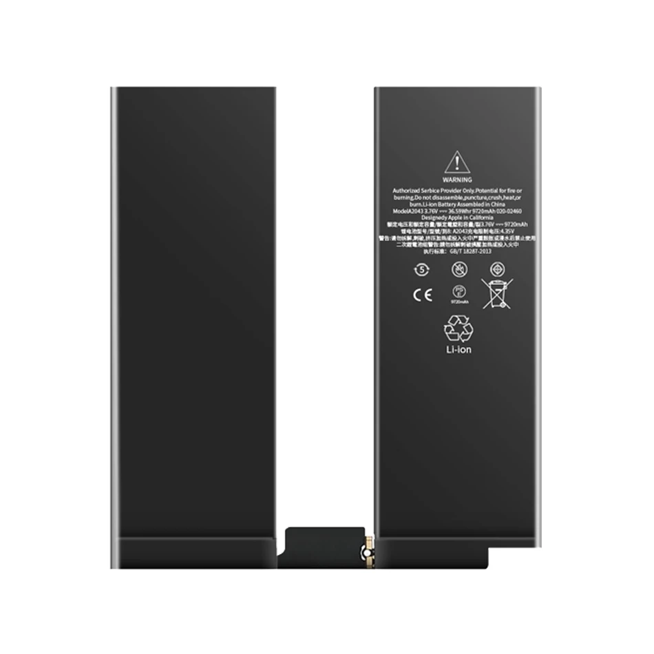 Tablet Battery 9720Mah For Apple Pro 12.9 Pro12.9 3Rd 4Th Gen A1979 A1983 A1876 A1895 A2014 A2043 A2069 A2229 A2232 A2233