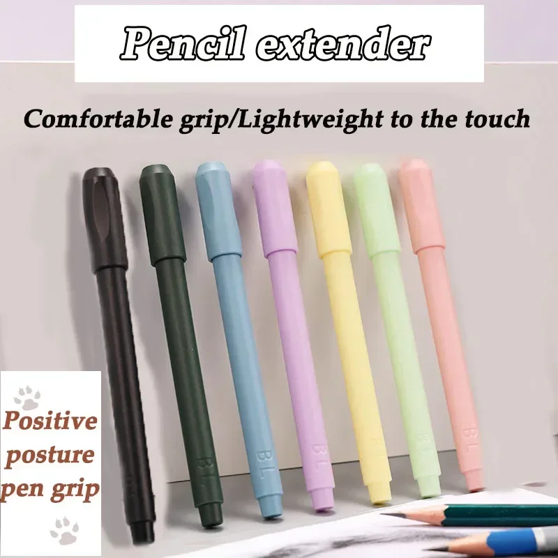 1 Pc Pencil extender art pen grip pen holder sketching pencil colored ...