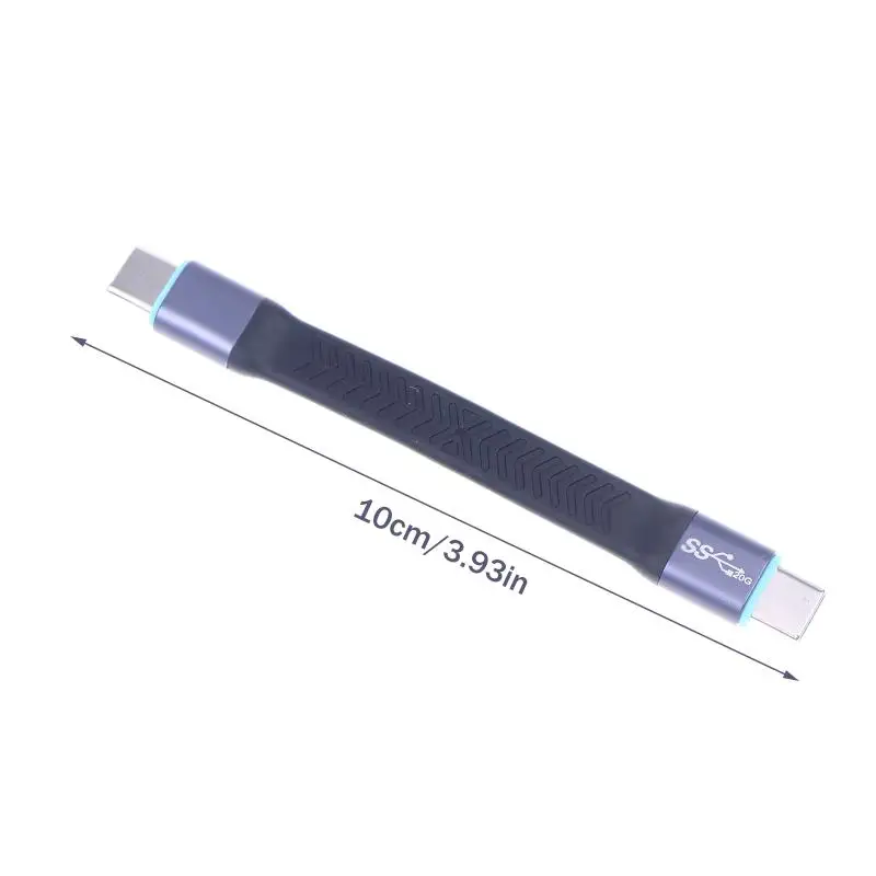 High-Speed USB 3.2 Type-C Cable, 20Gbps Fast Charging, 10CM Length