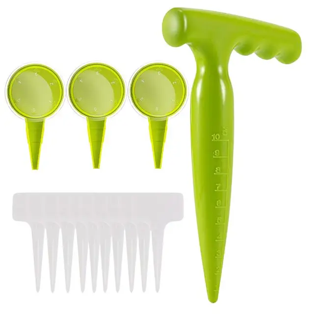 Növényi Vetőmag Állítható Ültetvényes Kézzel Tartott Virág Füves Növény Kerti Multifunkciós Vetési Adagoló Szerszámok Acce - Image 3