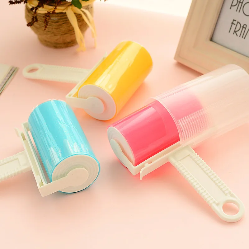 Washable Sticky Hair Applicator Portable Sticky Clothes Hair Precipitator Carpet Sheet Suction Sticky Drum Sofa Vacuum Cleaner