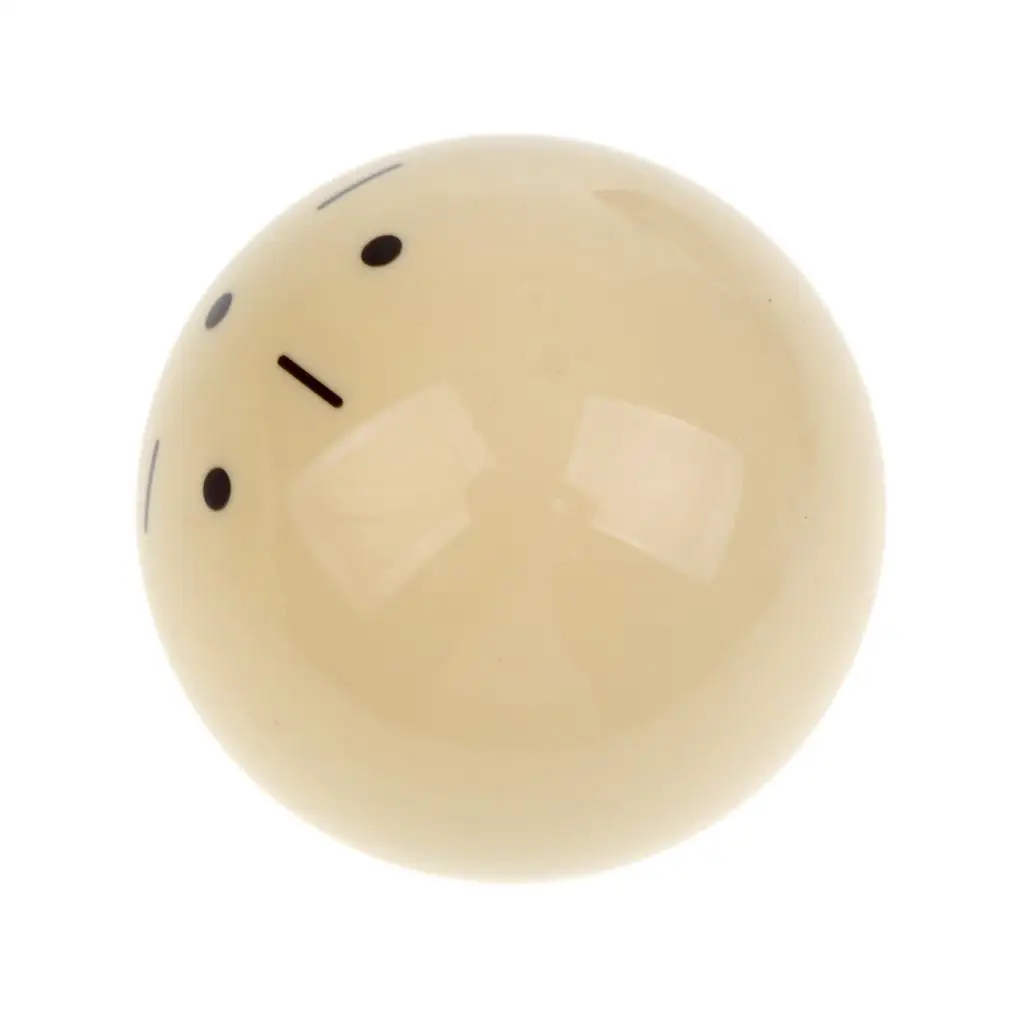 Black Dot Practice Training Billiard Pool Cue Ball 2 1/4" 6 oz 1 Piece