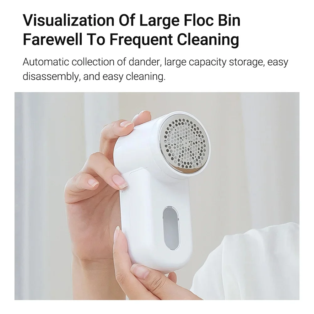 Portable New Original Lydsto Lint Remover Rechargable Cloth Fabric Shaver Fluff Pellet Remove Machine USB for Clothes Sweater 2