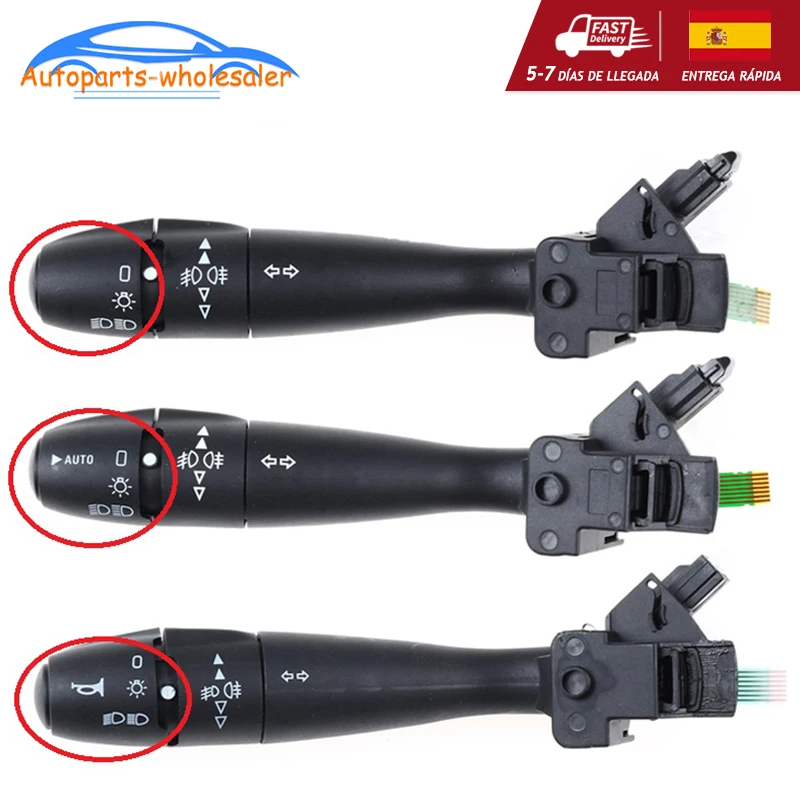Car 96477533xt 96595087xt Turn Signal Indicator Switch Steering Column Horn  Auto For Peugeot 1007 206 207 307 406 407 807 - Switches  Relays -  AliExpress