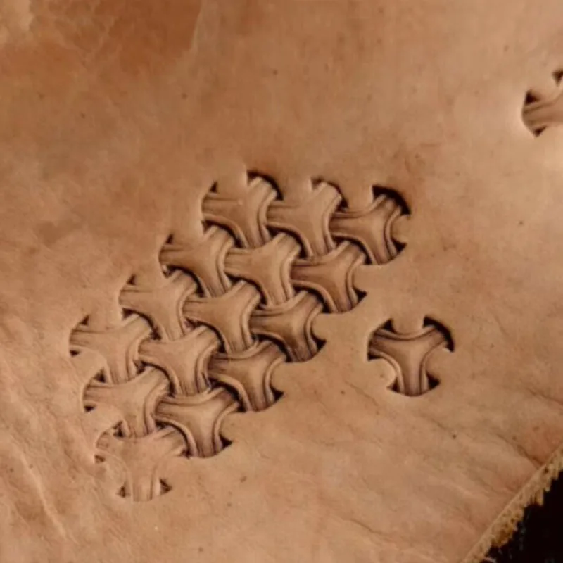 Embossed punched stamp leather craft tools Leather curved nail pattern engraving stamp 3D printing tools