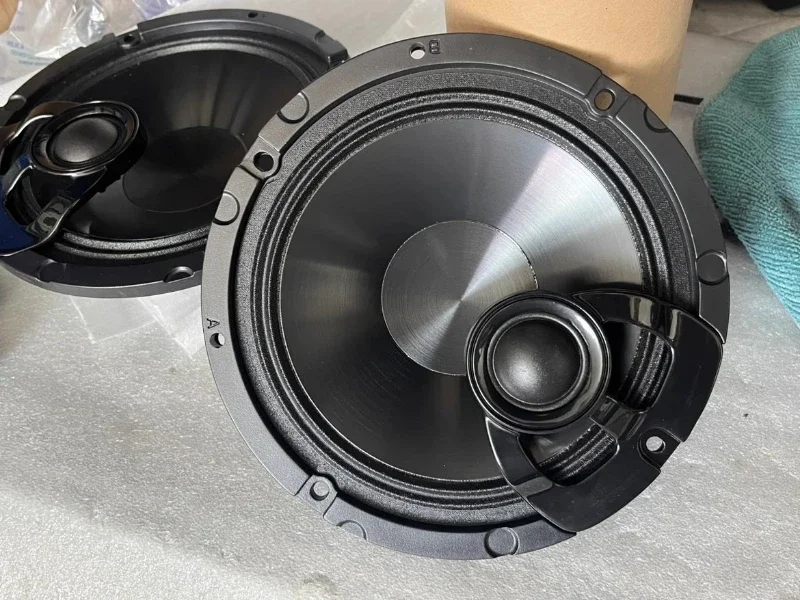 SOTAMIA 1PCS 6.5 Inch Woofer Audio Speaker 2 Ohms 40 Watts Carbon Fiber Bass Hifi Music Loudspeaker With Mini Treble For Harley