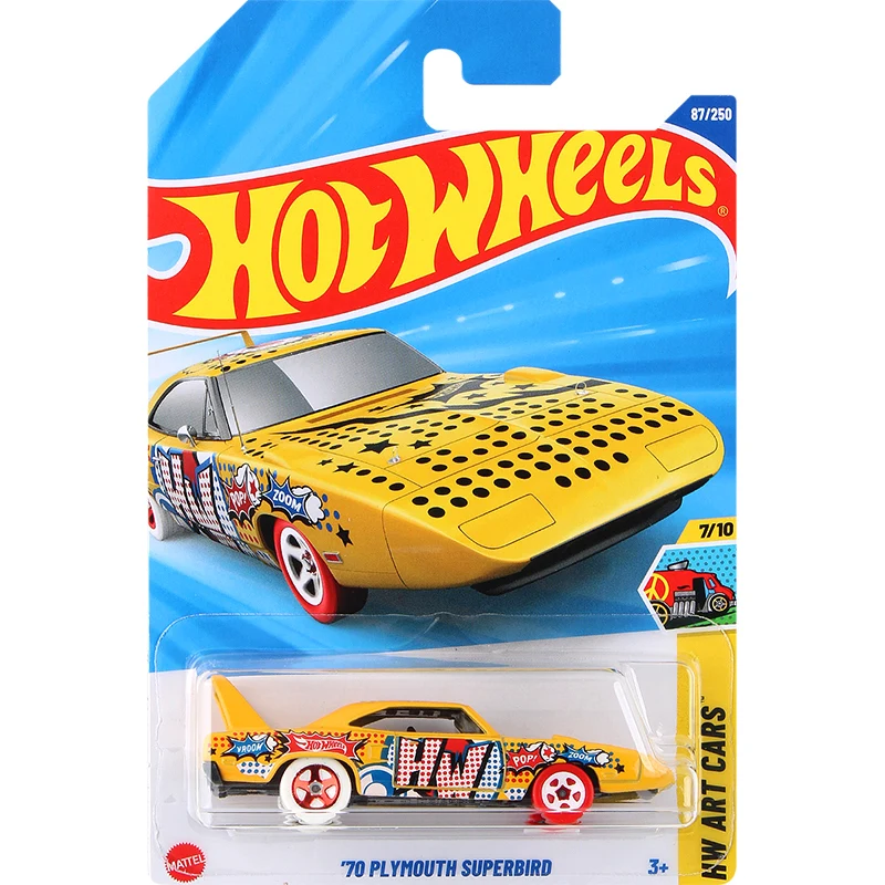 Hot Wheels 2025 '70 Plymouth Superbird Yellow #87 HW Art