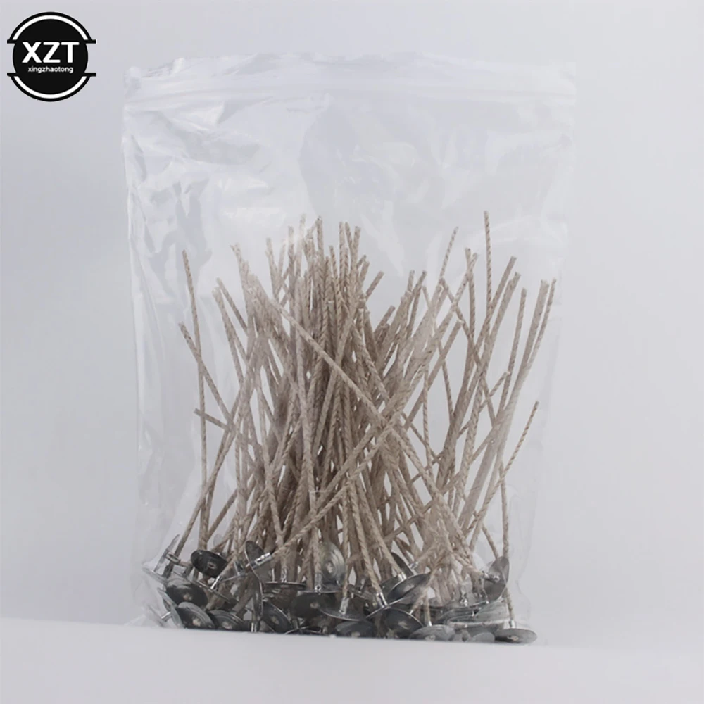 Candle Wicks 100pcs/Bag Pure Cotton Soybeans Core Candles Smokeless Wicks 2mm And 20cm Candle Making Supplies Accessories