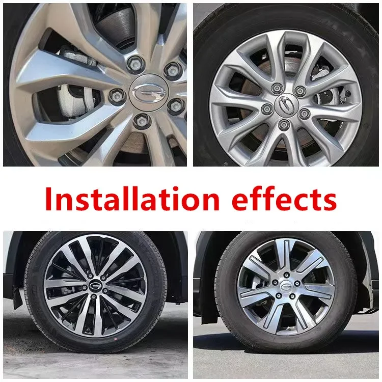 67mm Wheel Center Caps 1pcs/4pcs for Trumpchi GAC GS4/GS5/GA3S/GA6/GA5/GS3 M6 M8 Coupe GS8 Super Hubcap Rim Cover Accessories