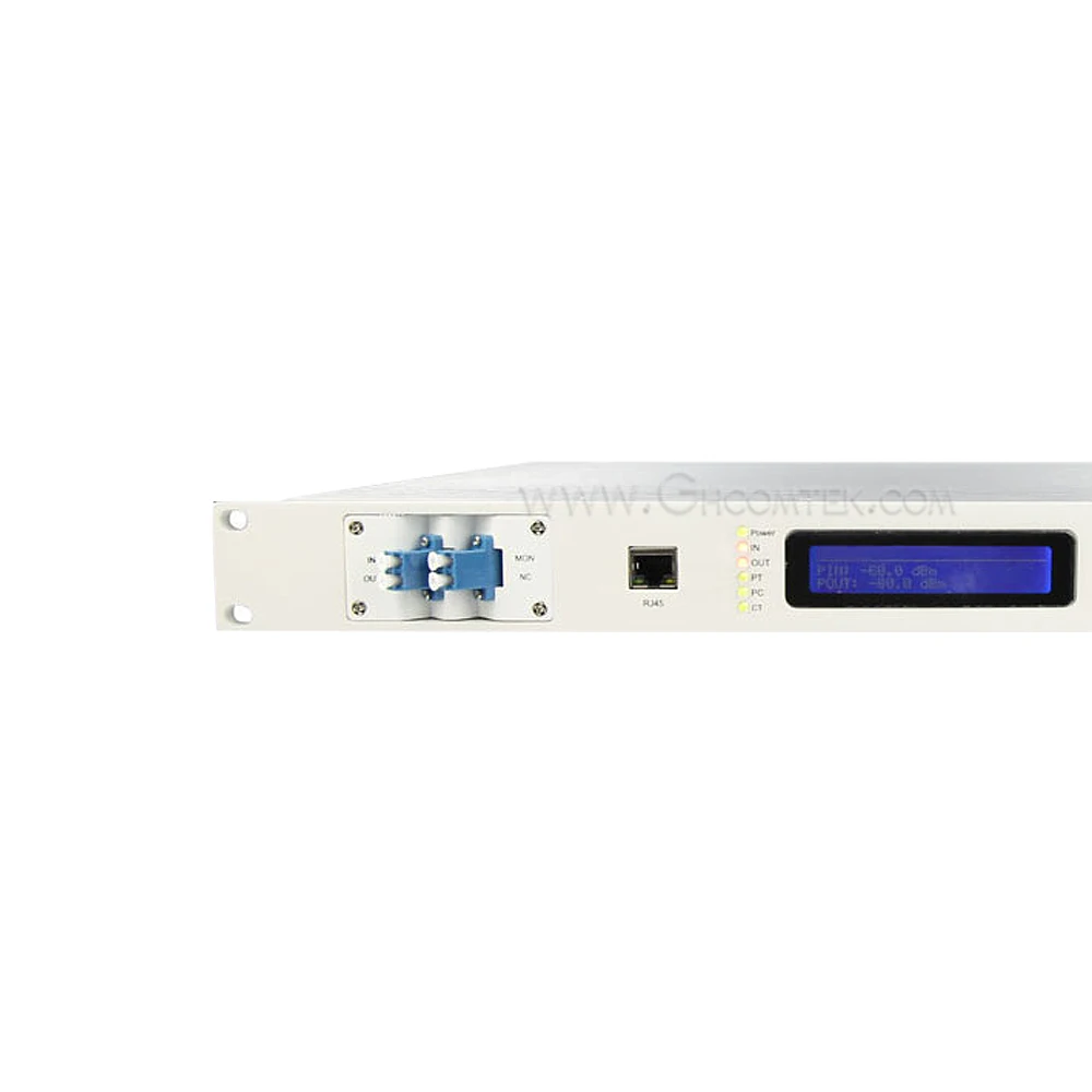 100G SOA 1310nm Amplifier 10dBm Out 1 Port Dual Power Supply