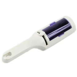 Self - Cleaning Electrostatic Pet Hair and Lint Remover Brush (White)
