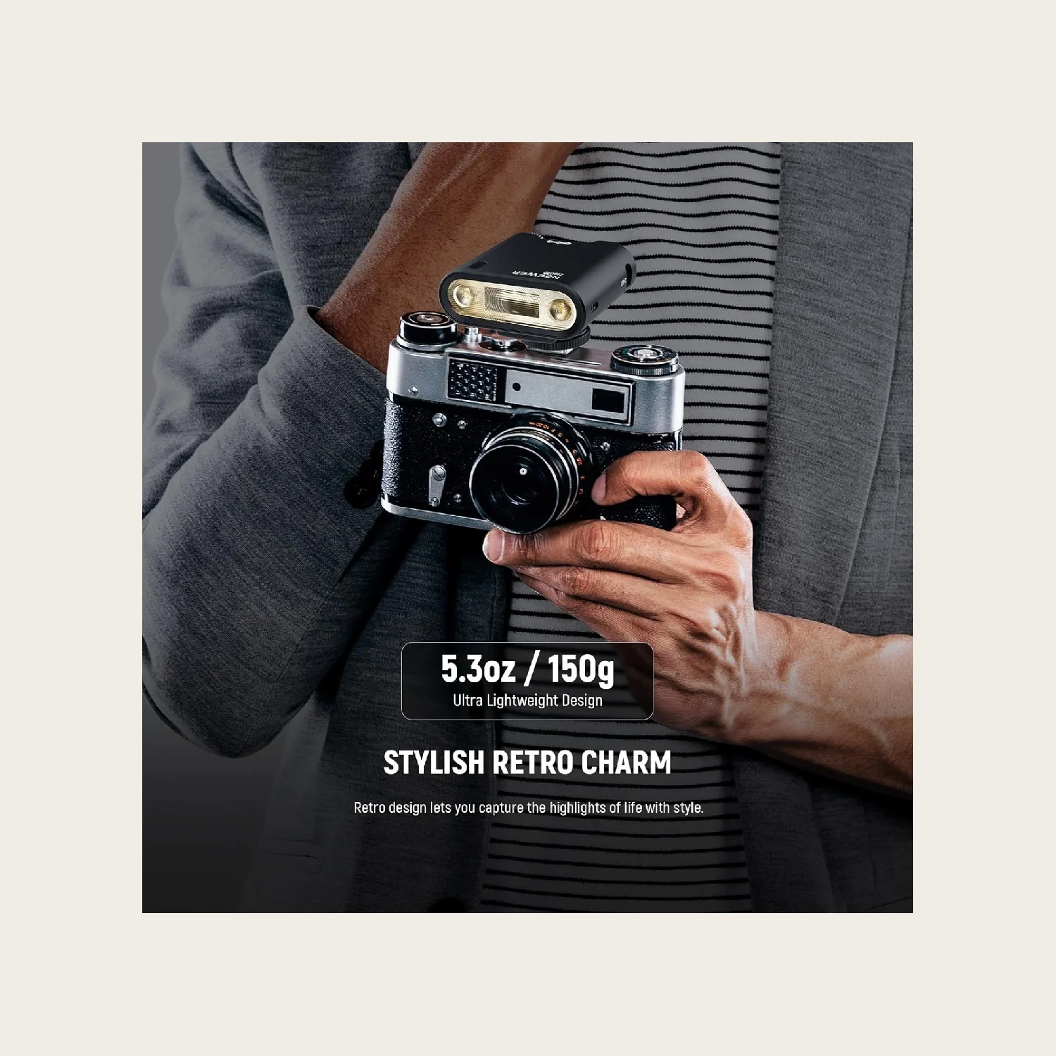 NEEWER Z160 SE 20Ws GN15 카메라 플래시, 캐논 니콘 후지 올림푸스용 수동 스피드라이트 S1/S2(즈비원1 호환 불가)